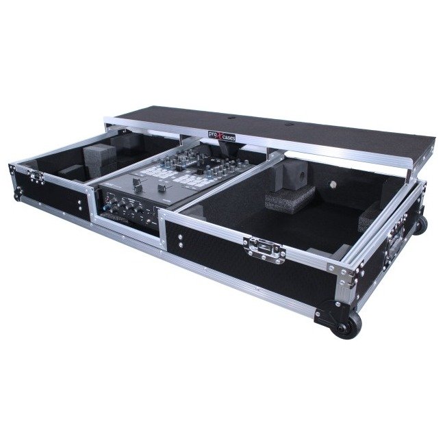 ProX XS-TMC1012WLTFBTL Flight Coffin Case For Rane 72 Mixer and 2 Turntables in Battle Mode W-Laptop Shelf product image