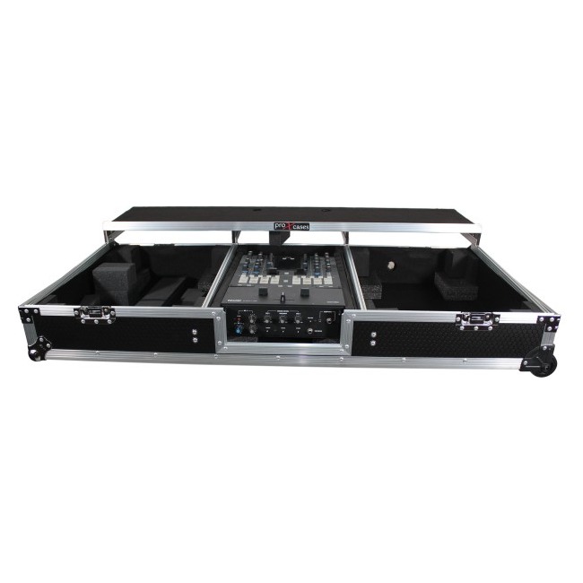 ProX XS-TMC1012WLTFBTL Flight Coffin Case For Rane 72 Mixer and 2 Turntables in Battle Mode W-Laptop Shelf - view 2