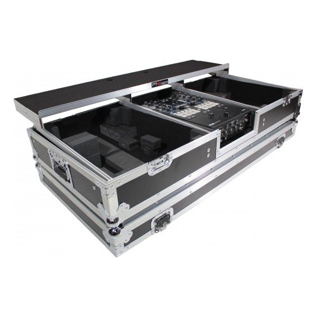 ProX XS-TMC1012WLTFBTL Flight Coffin Case For Rane 72 Mixer and 2 Turntables in Battle Mode W-Laptop Shelf - view 3