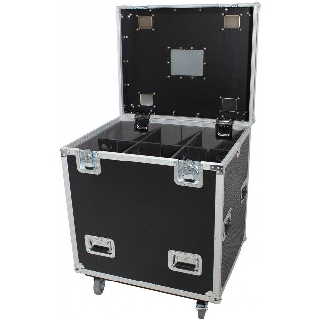 PRO X XS-UTL243036W TruckPax Utility ATA Flight Case Truck Storage Road Case with Dividers Tray and 4" in casters - 24"x30"x36" Ext