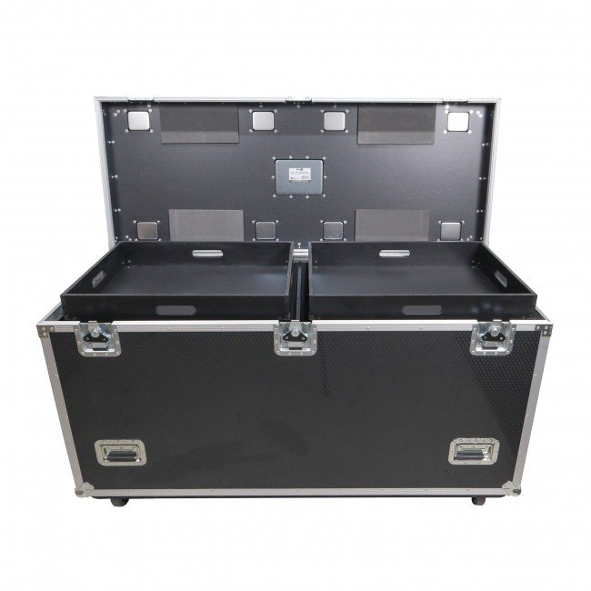 ProX XS-UTL246036W TruckPax Utility ATA Flight Case Truck Storage Road Case with Dividers Tray and 4" in casters - 24"x60"x36" Ext - view 2