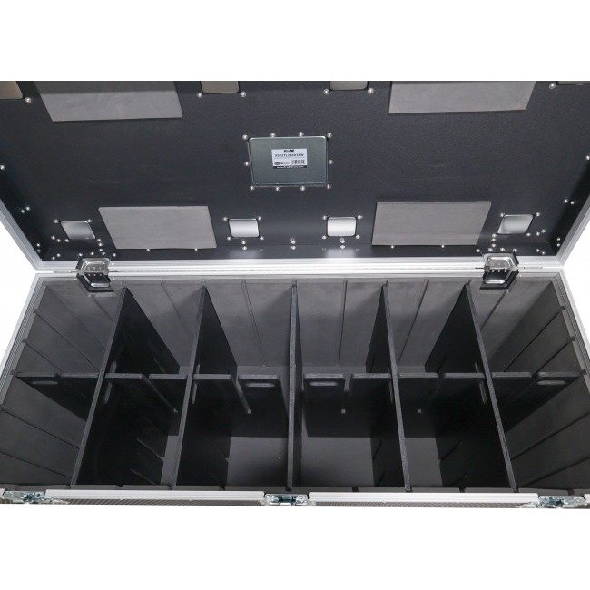 ProX XS-UTL246036W TruckPax Utility ATA Flight Case Truck Storage Road Case with Dividers Tray and 4" in casters - 24"x60"x36" Ext - view 4