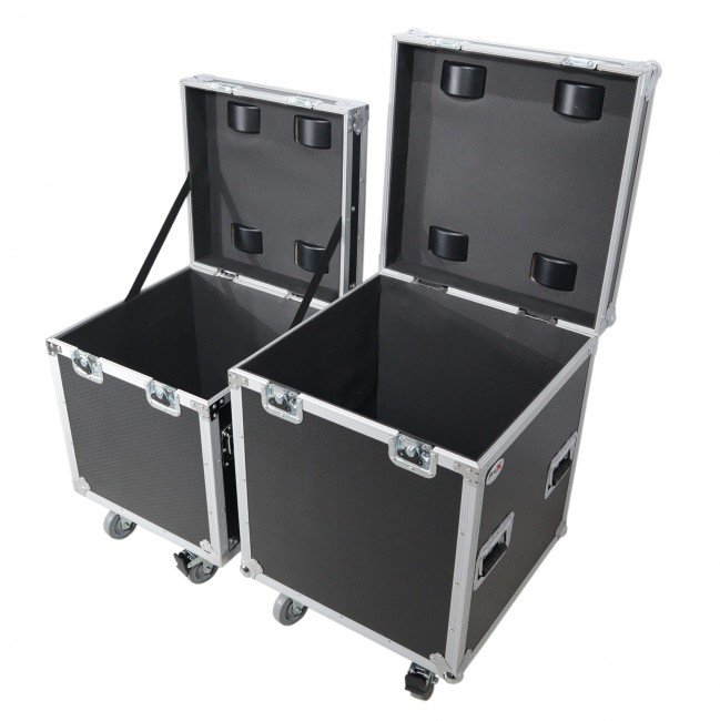 PRO X XS-UTL47PKG2 Package of 2 Utility ATA Flight Travel Storage Road Case - Includes 1-Large 1-Medium with 4" Casters