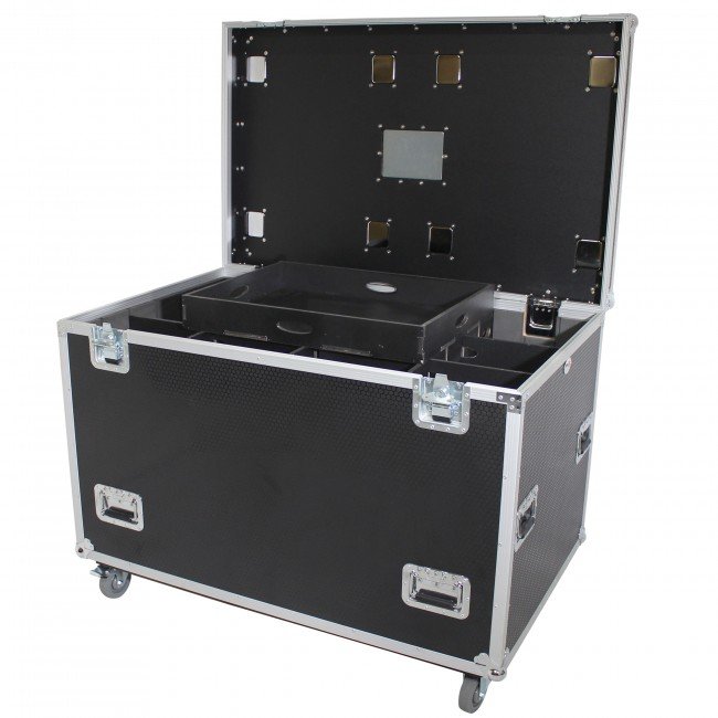 ProX XS-UTL483036WMK2 TruckPax Utility ATA Flight Case Truck Storage Road Case with Dividers Tray and 4" in casters - 48"x30"x36" Ext product image