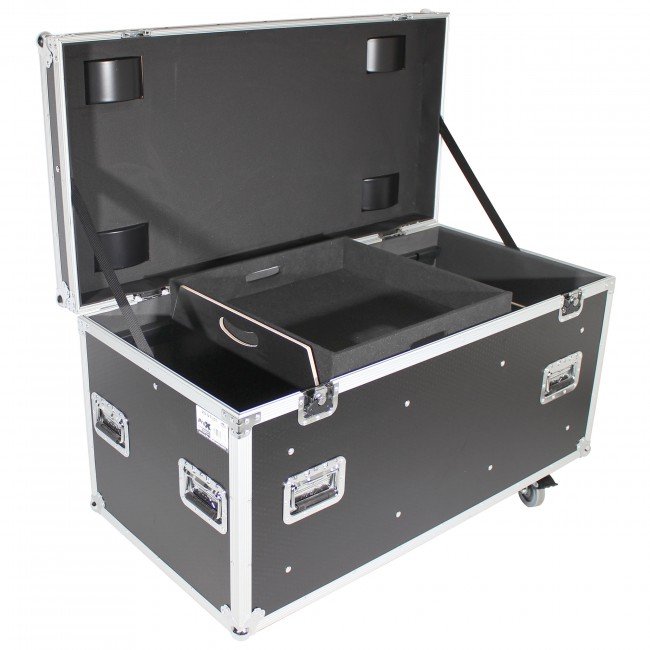 ProX XS-UTLD1 ATA Utility Flight Travel Heavy-Duty Storage Road Case with 4" in casters - 47.2"x23.6"x23.6" Exterior - view 2