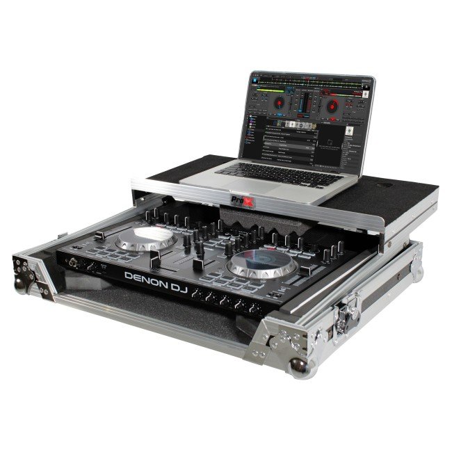 ProX XS-UXLT MK2 Universal Flight Style Road Case for Medium Sized DJ Controllers with Sliding Laptop Shelf - view 4