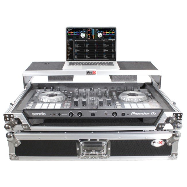 ProX XS-UXXLT Universal Flight Style Road Case for Large Sized DJ Controllers with Sliding Laptop Shelf - view 3