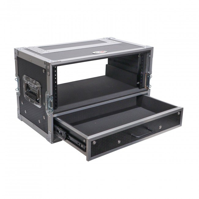 ProX XS-WM4U2DR Flight Case ATA Style Rack Case 12 In. Deep 4U W-2U Drawer - view 4