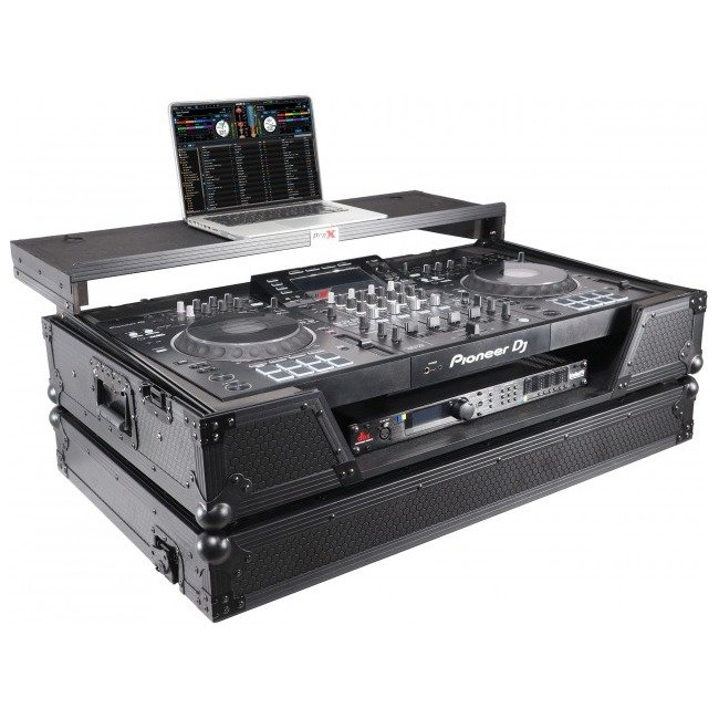 ProX XS-XDJXZ WLTBL ATA Flight Case For Pioneer XDJ-XZ DJ Controller with Laptop Shelf 1U Rack Space and Wheels - Black - view 2
