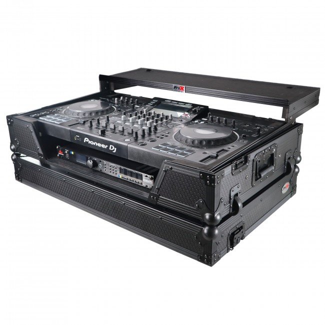 ProX XS-XDJXZ WLTBL ATA Flight Case For Pioneer XDJ-XZ DJ Controller with Laptop Shelf 1U Rack Space and Wheels - Black - view 4