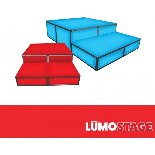 ProX XSA-8SX2 LUMO Stage Acrylic Replacement Side Panels 8" Set of 2 - view 2
