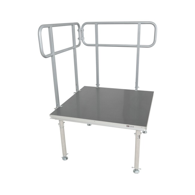 ProX XSQ-GR4FT 4 FT Professional Single Guard Rail for StageQ Portable Stage Platform - view 2