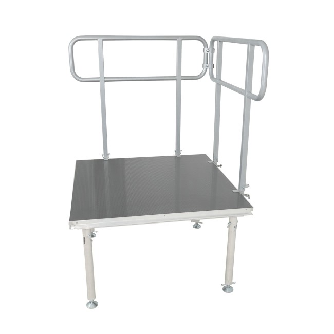 ProX XSQ-GR4FT 4 FT Professional Single Guard Rail for StageQ Portable Stage Platform - view 3