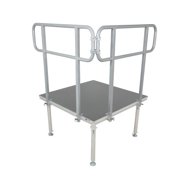 ProX XSQ-GR4FT 4 FT Professional Single Guard Rail for StageQ Portable Stage Platform - view 4