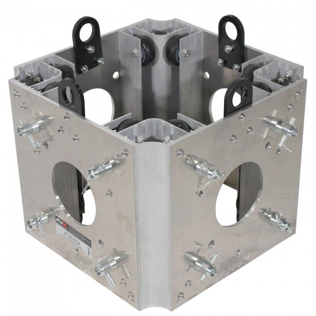 ProX XT-BLOCK-MK2 Ground Support Sleeve Block 4 way corner for F34 Truss Segment Systems for roof system Structure Hoists Applications - view 2