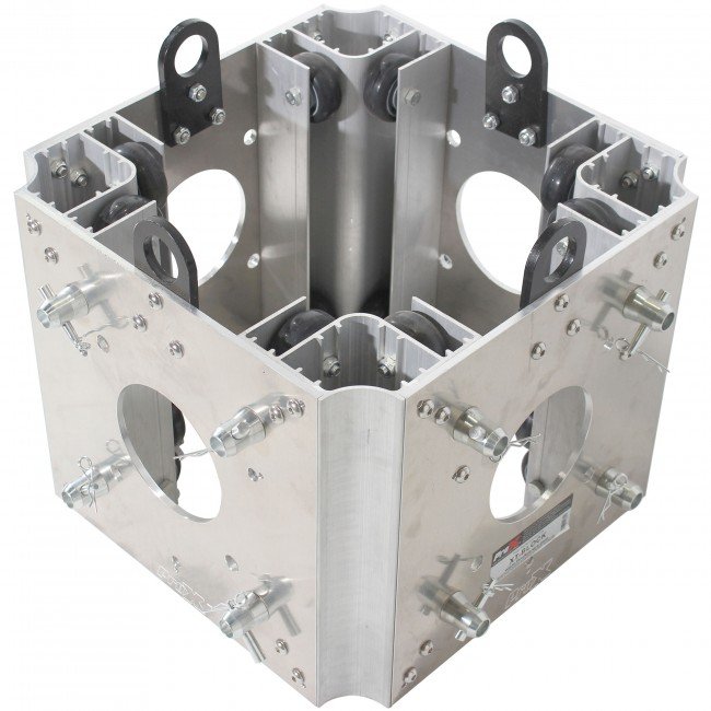 ProX XT-BLOCK-MK2 Ground Support Sleeve Block 4 way corner for F34 Truss Segment Systems for roof system Structure Hoists Applications - view 3