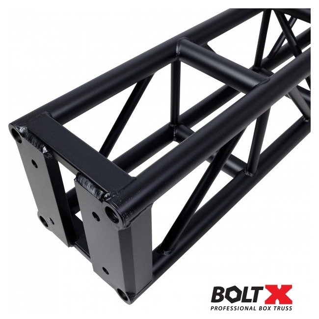 PRO X XT-BT1205BLK 5 Ft. BoltX Black Bolted 12 Inch Professional Box Truss Segment | 3mm Wall - Black Finish