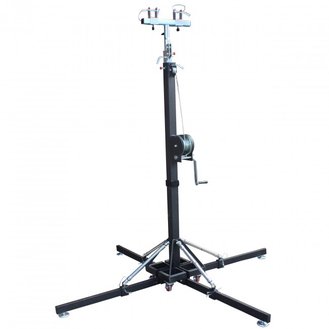 PRO X XT-CRANK18FT-330 18 Ft. Lighting Crank Truss Stand 330 Lbs.Capacity Includes T-Adapter Truss Mount