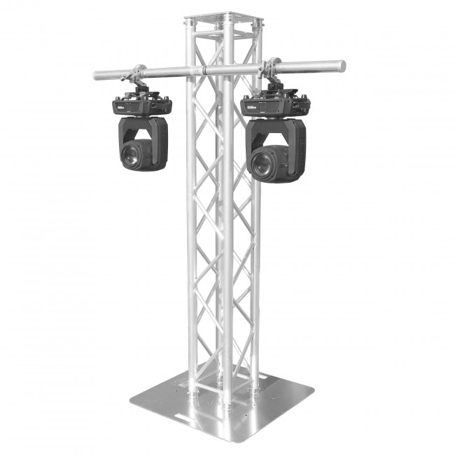 ProX XT-DC60 60" Pole 2" OD W/ Dual Welded Clamps for F34 F32 Trussing For Hanging Moving Head - view 3