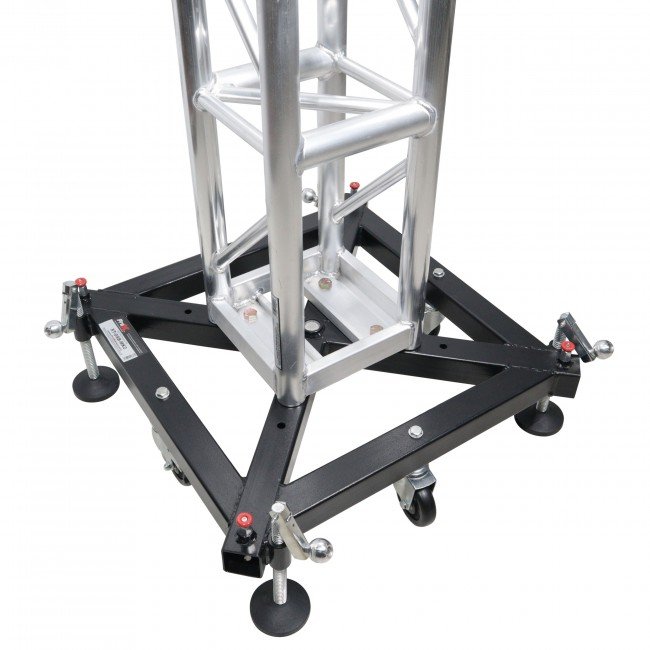 ProX XT-GSBMK3 Universal Vertical Tower Truss Ground Support Base on Wheels with Leveling Jacks for F34, F44 and 12" Bolt truss - view 2
