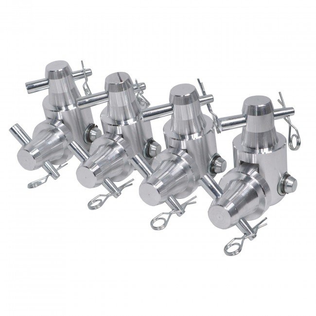ProX XT-HINGE Pack of 4 Conical Tube Ground Support Post towers Male to Male Hinge Joint Fits F31 F32 F34 - view 2
