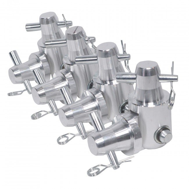 ProX XT-HINGE Pack of 4 Conical Tube Ground Support Post towers Male to Male Hinge Joint Fits F31 F32 F34 - view 3