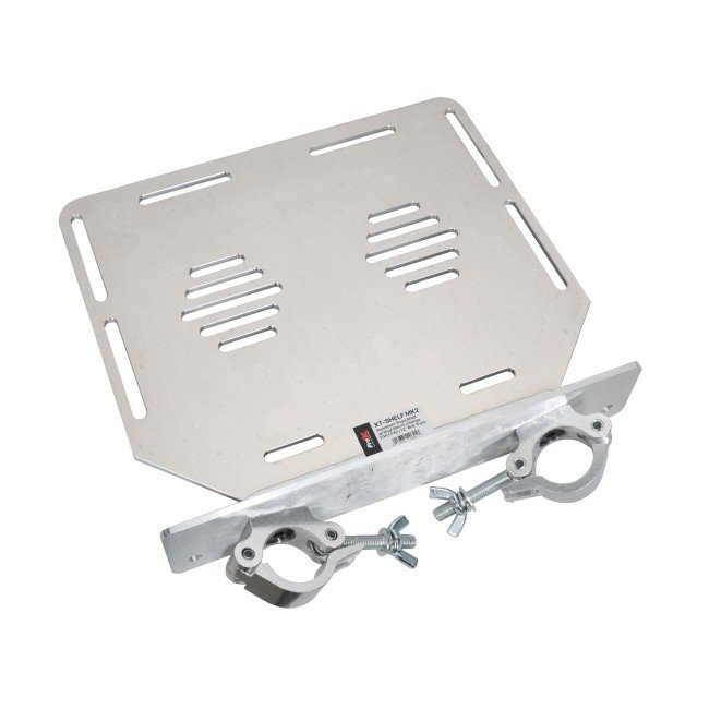 PRO X XT-SHELF Aluminum Truss Shelf with Dual O-Style Pro Clamps 14"x16" Shelf Space Fit F34 Truss And Bolted 12"Box Truss