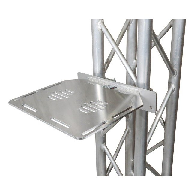 ProX XT-SHELF Aluminum Truss Shelf with Dual O-Style Pro Clamps 14"x16" Shelf Space Fit F34 Truss And Bolted 12"Box Truss - view 3