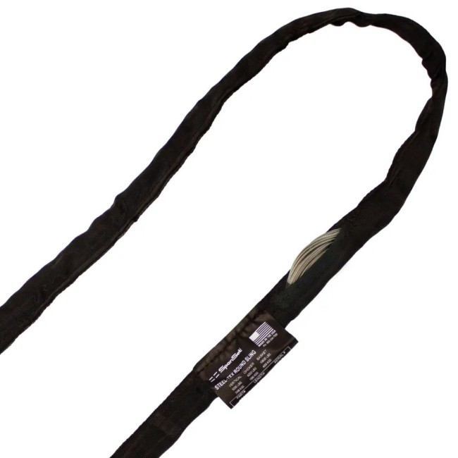 ProX 3ft - 6ft SpanSet slings truss rigging SteelTex Round Stage with aircraft steel cable inside - Made in USA - view 3