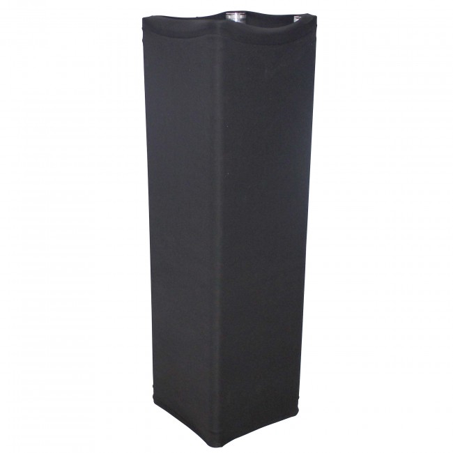 ProX XTC-SQ328TS-B Black 3.28ft 1M Lycra Cover Scrim Sleeve fits 12In. Quad Box Truss Segment - view 3