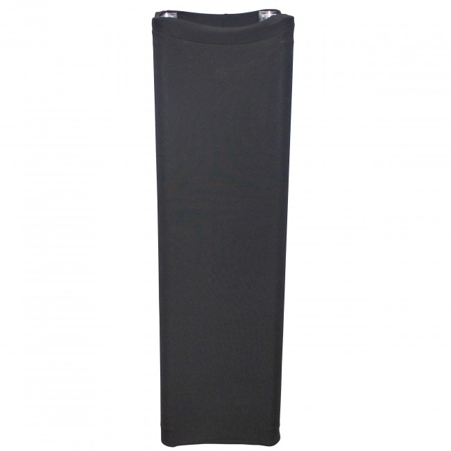 ProX XTC-SQ328TS-B Black 3.28ft 1M Lycra Cover Scrim Sleeve fits 12In. Quad Box Truss Segment - view 4