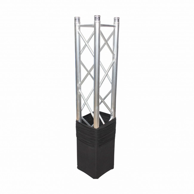 PRO X XTC-SQ492TS-B Black 4.92Ft 1.50M Lycra Cover Scrim Sleeve fits 12In F34 Truss Segment