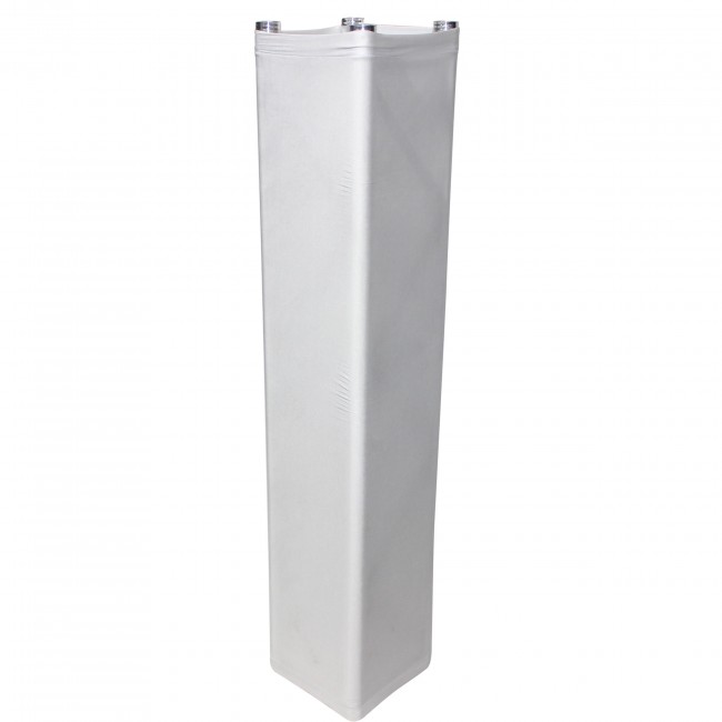 PRO X XTC-SQ492TS-W White 4.92ft 1.50 meter Lycra Cover Scrim Sleeve fits 12" Quad Box Truss Segment