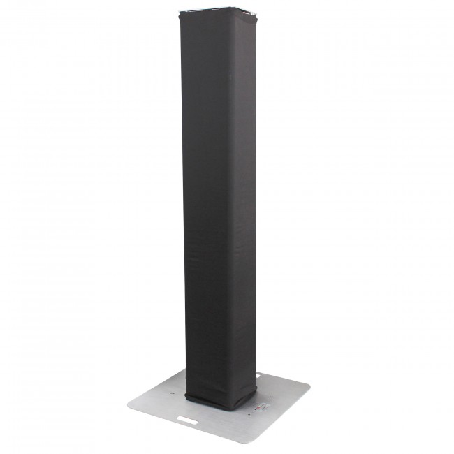 ProX XTC-SQ656TS-B BLACK 6.56Ft 2M Lycra Cover Scrim Sleeve fits 12In Quad Box Truss Segment - view 2