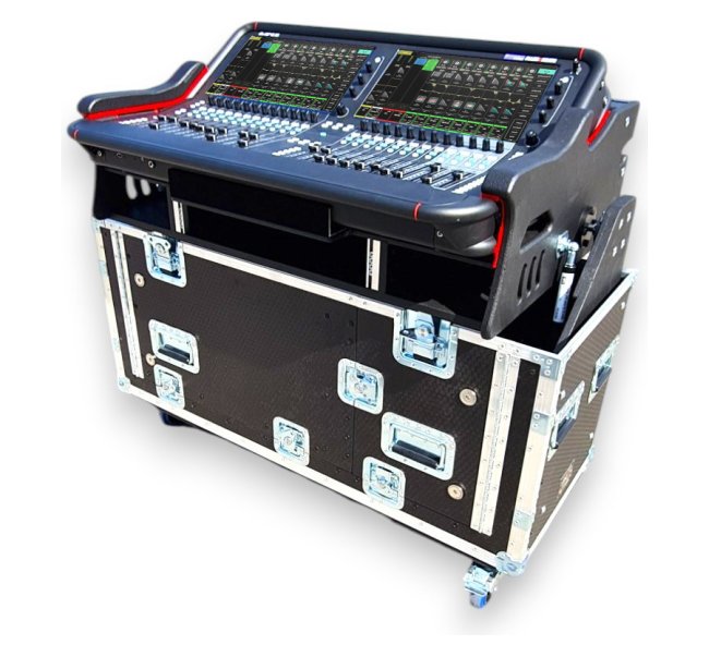 PRO X XZF-AHAVANTIS Allen and Heath AVANTIS Flip-Ready Hydraulic Console Easy Retracting Lifting 2U Rack Space Case by ZCASE