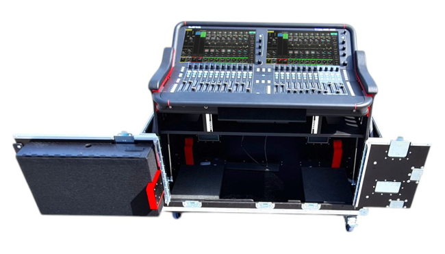 ProX XZF-AHAVANTIS Allen and Heath AVANTIS Flip-Ready Hydraulic Console Easy Retracting Lifting 2U Rack Space Case by ZCASE - view 2