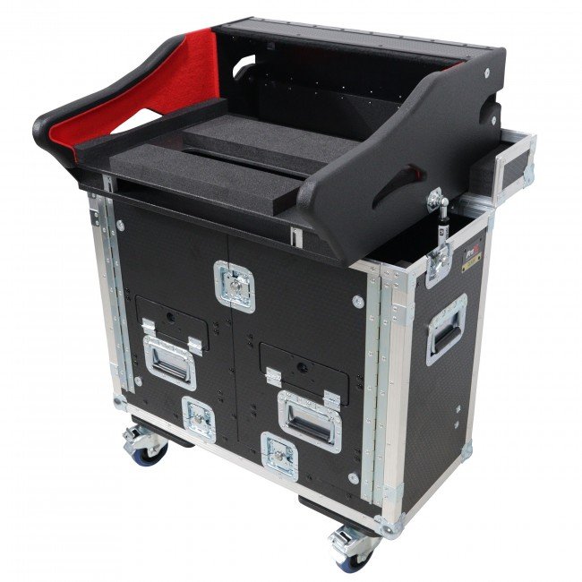 PRO X XZF-AHSQ6 Allen and Heath SQ-6 Flip-Ready Hydraulic Console Easy Retracting Lifting Case by ZCASE
