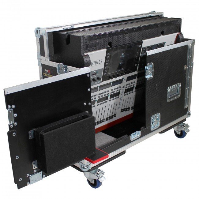 ProX XZF-BWING Behringer Wing Flip-Ready Hydraulic Console Easy Retracting Lifting Flight Case and wheels - view 4