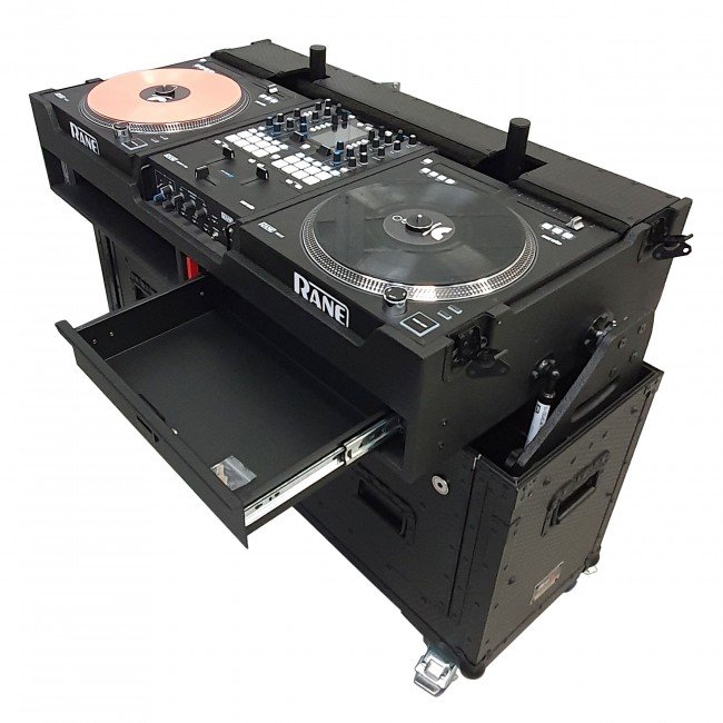 ProX XZF-RANE1272 Flip-Ready Easy Retracting Hydraulic Lift Case for RANE Twelve Seventy and Seventy Two MKII Series , with Two Laptop Arms - view 3