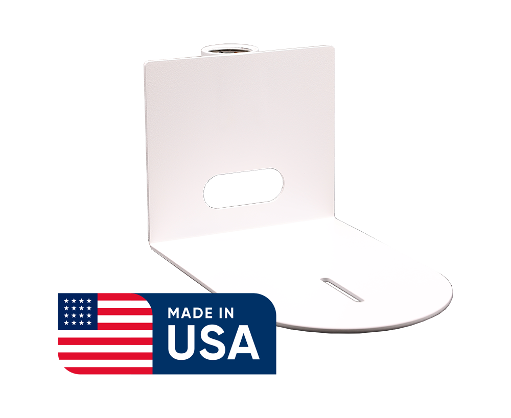PTZOptics HCM-1C Small Universal Camera Pole Mount White