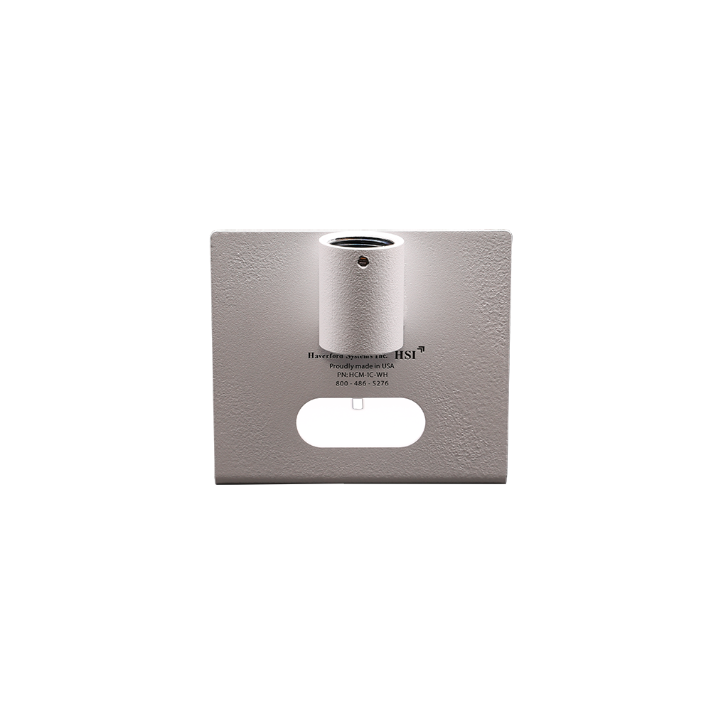 PTZOptics HCM-1C Small Universal Camera Pole Mount (White) - view 3