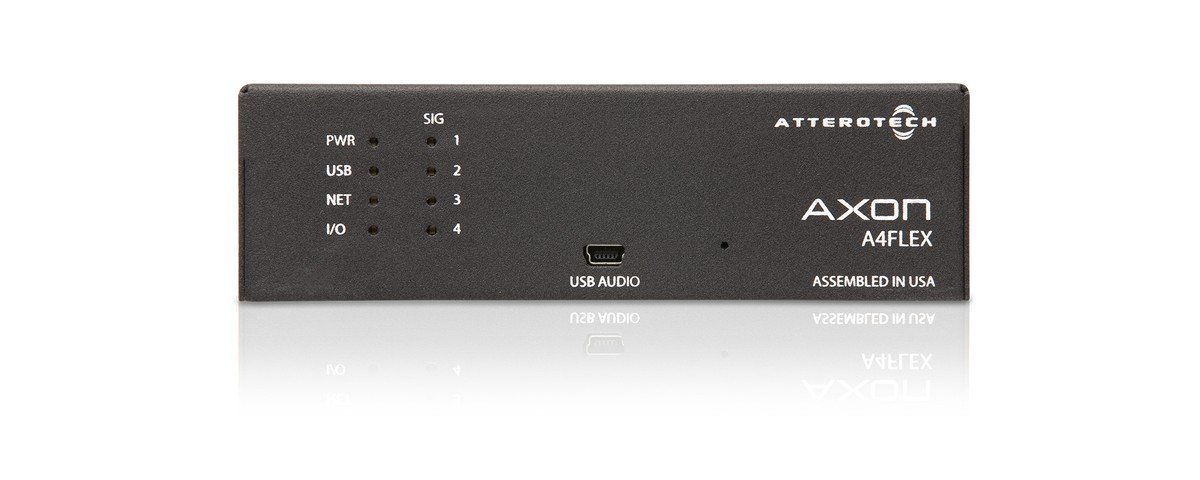 QSC Attero Tech Axon A4FLEX 4-Channel AES67 Audio Interface with Amplifier - view 2