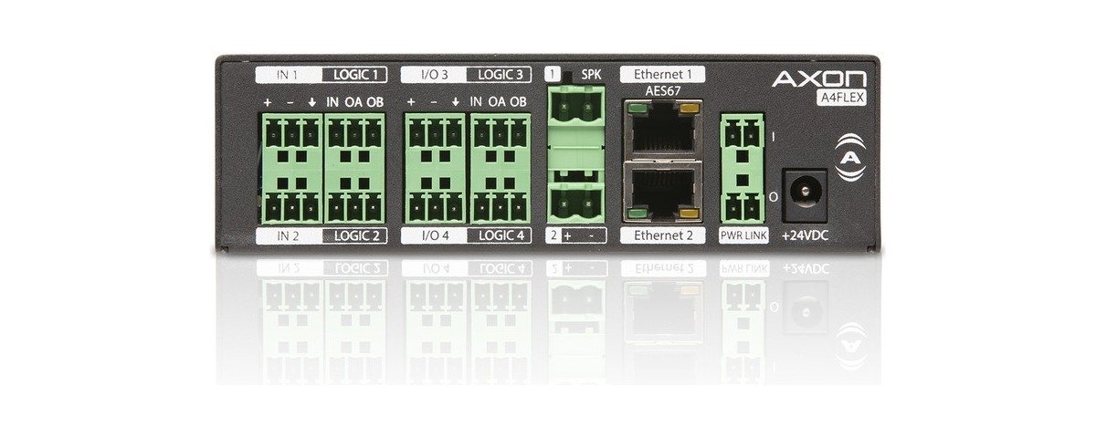 QSC Attero Tech Axon A4FLEX 4-Channel AES67 Audio Interface with Amplifier - view 4