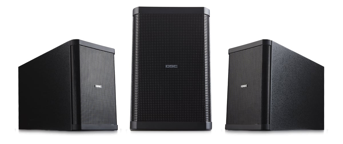 QSC Audio QSC AD-S28Tw AcousticDesign Surface Mount Bandpass Subwoofer