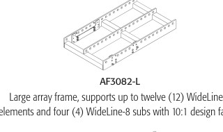 QSC Audio QSC AF3082-L Large Array Frame