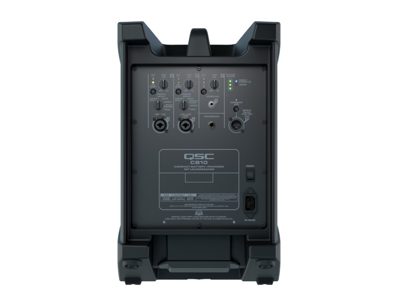 QSC CB10 Battery-Powered Loudspeaker - view 5