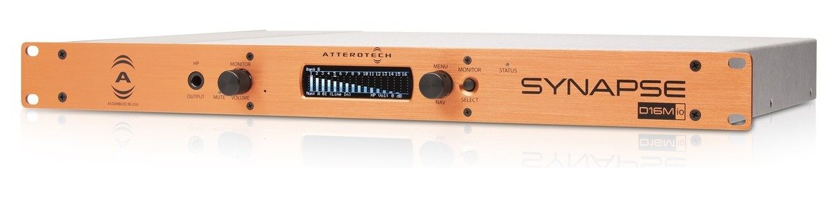 QSC Attero Tech Synapse D16Mio 16-Channel Dante/AES67 Interface