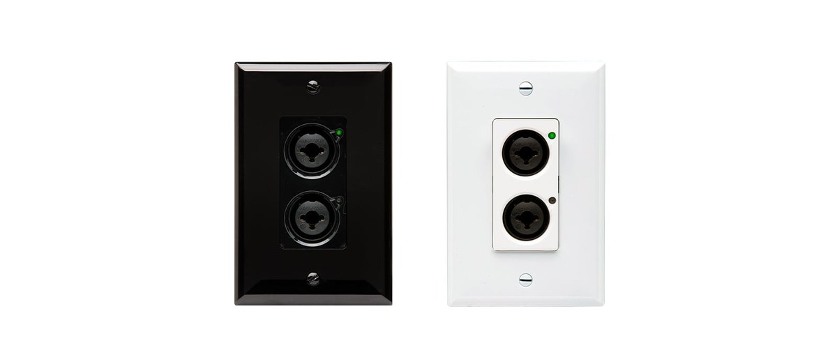 QSC Audio QSC Attero Tech Axon D2i 2-Input Dante/AES67 Wall Plate