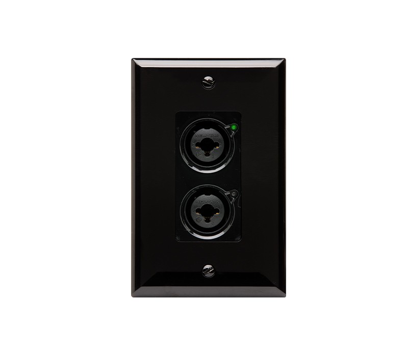QSC Attero Tech Axon D2i 2-Input Dante/AES67 Wall Plate - view 2