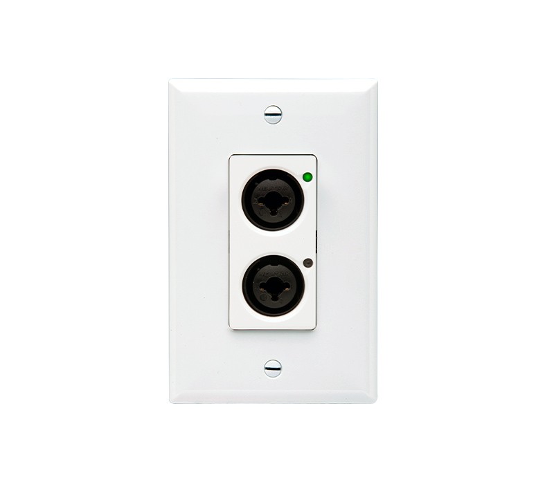 QSC Attero Tech Axon D2i 2-Input Dante/AES67 Wall Plate - view 3